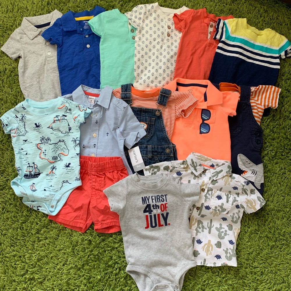 14 Item Carter’s Lot, Boys 9 Month